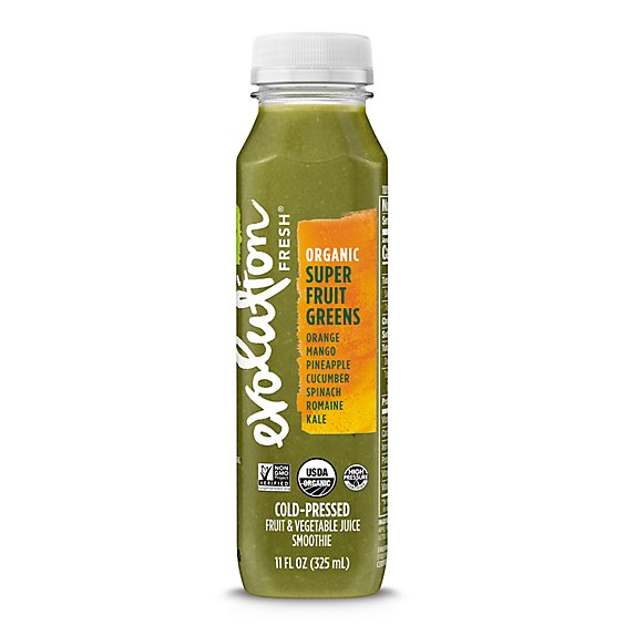 Evolution Fresh Organic Cold Pressed Super Fruit Greens Juice Smoothie - 11 Fl. Oz.