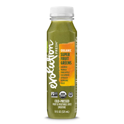 Evolution Fresh Organic Cold Pressed Super Fruit Greens Juice Smoothie - 11 Fl. Oz. - Image 1