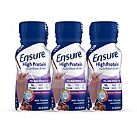 Ensure High Protein Nutrition Shake Ready To Drink Milk Chocolate - 6-8 Fl. Oz. - Image 1