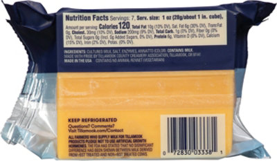 Tillamook Farmers Collection Extra Sharp Cheddar Cheese Block - 7 Oz - Image 8