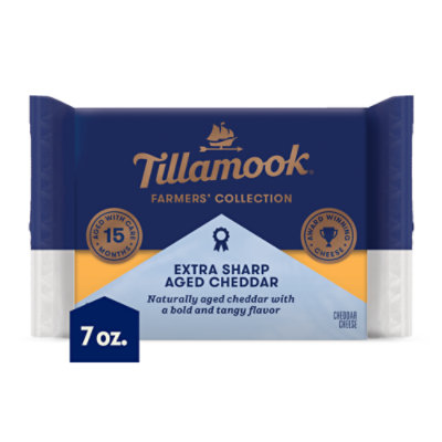 Tillamook Farmers Collection Extra Sharp Cheddar Cheese Block - 7 Oz - Image 1