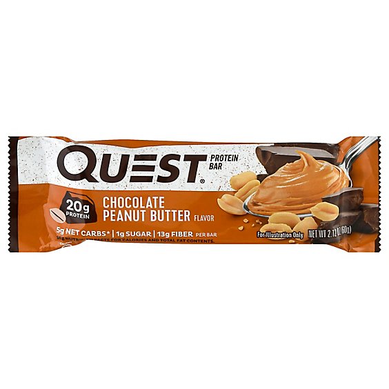Quest Bar Protein Bar Chocolate Peanut Butter - 2.12 Oz