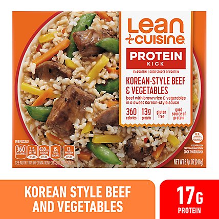 Lean Cuisine Features Sweet & Spicy Korean Style Beef Frozen Meal - 8.75 Oz - Image 1