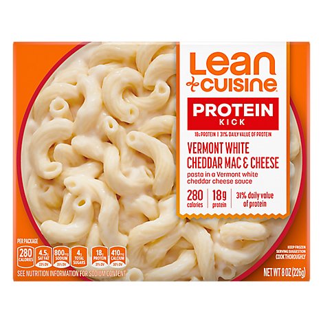 Lean Cuisine Features Vermont White Cheddar Mac & Cheese Frozen Meal - 8 Oz