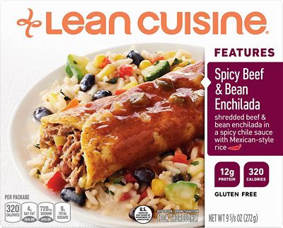 Lean Cuisine Marketplace Enchilada Spicy Beef & Bean - 9.625 Oz