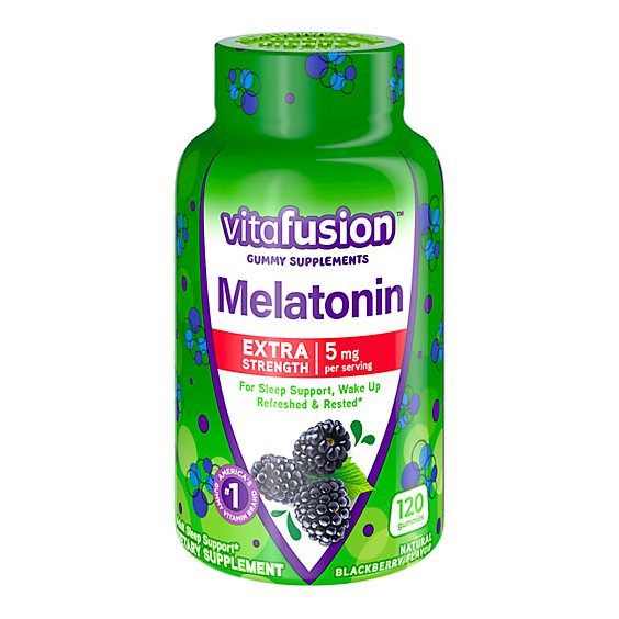 VitaFusion Extra Strength Melatonin Gummy Vitamins 5 Mg - 120 Count