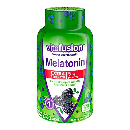VitaFusion Extra Strength Melatonin Gummy Vitamins 5 Mg - 120 Count - Image 1