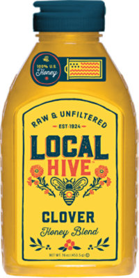 Local Hive Honey Raw & Unfiltered Authentic Clover - 16 Oz - Image 2