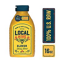 Local Hive Honey Raw & Unfiltered Authentic Clover - 16 Oz - Image 1