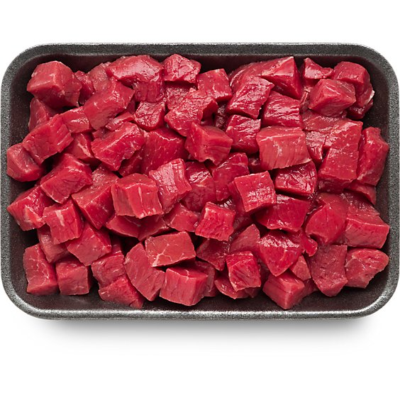 Beef USDA Choice Stew Meat Boneless Extra Lean - 1 Lb