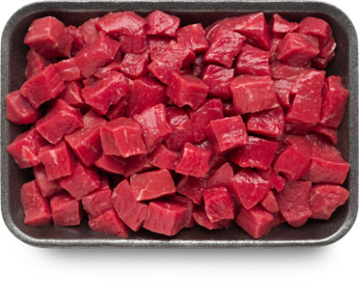 Beef USDA Choice Stew Meat Boneless Extra Lean - 1 Lb