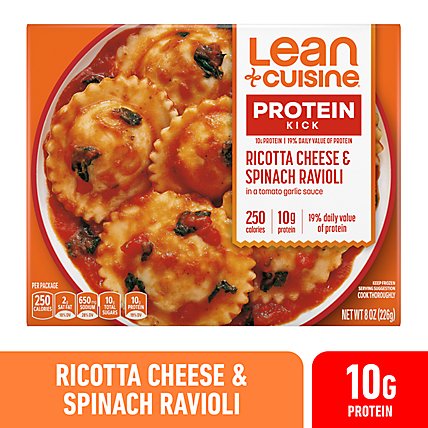 Lean Cuisine Features Ricotta Cheese And Spinach Ravioli Frozen Meal - 8 Oz - Image 1