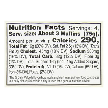 Cafe Valley Banana Nut Mini Muffin 12 Count - 10.5 Oz - Image 4