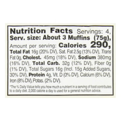 Cafe Valley Banana Nut Mini Muffin 12 Count - 10.5 Oz - Image 4