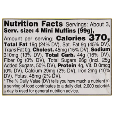 Muffin Mini Lemon Poppyseed 12 Count - Each - Image 3