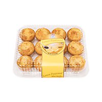 Muffin Mini Lemon Poppyseed 12 Count - Each - Image 1