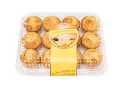 Muffin Mini Lemon Poppyseed 12 Count - Each - Image 1