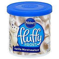 Pillsbury Fluffy Frost Frosting Vanilla Marshmallow - 12 Oz - Image 1