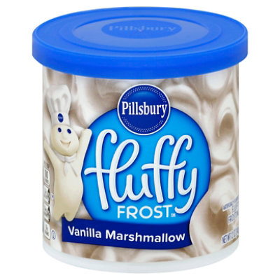 Pillsbury Fluffy Frost Frosting Vanilla Marshmallow - 12 Oz
