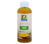 O Organics Organic Raw Fermented Tea Kombucha Mango Mint - 16 Fl. Oz.