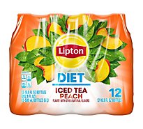 Lipton Iced Tea Diet Peach - 12-16.9 Fl. Oz.