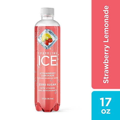 Sparkling Ice Strawberry Lemonade Sparkling Water 17 fl. oz. Bottle