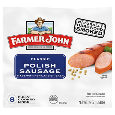 Farmer John Smoked Polish Sausage - 28 Oz - Image 2