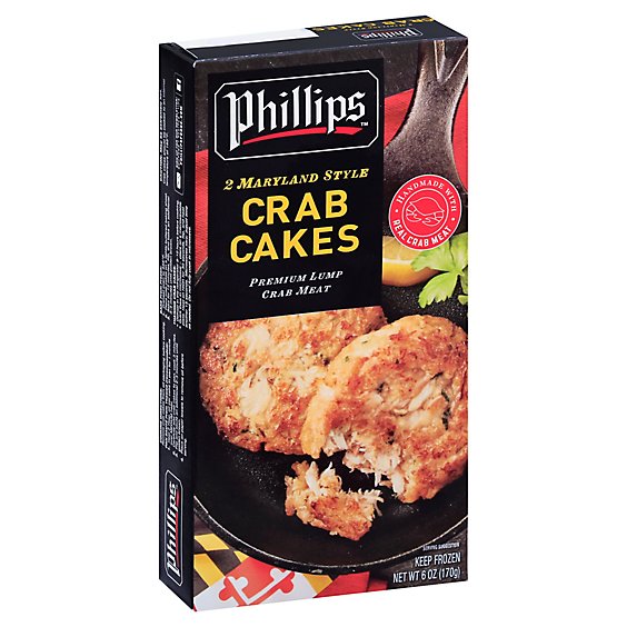 Phillips Crab Cakes Maryland Style 2 Count - 6 Oz