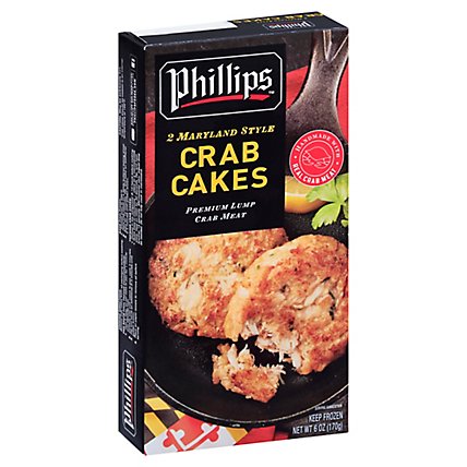 Phillips Crab Cakes Maryland Style 2 Count - 6 Oz - Image 1