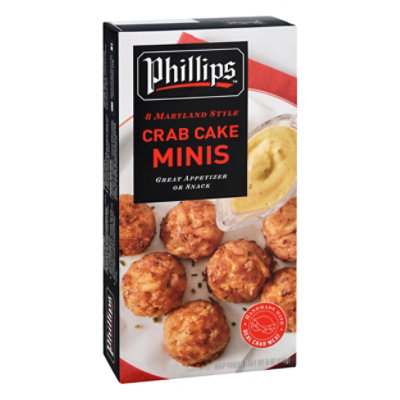 Phillips Crab Cakes Minis Maryland Style 8 Count - 6 Oz - Image 1