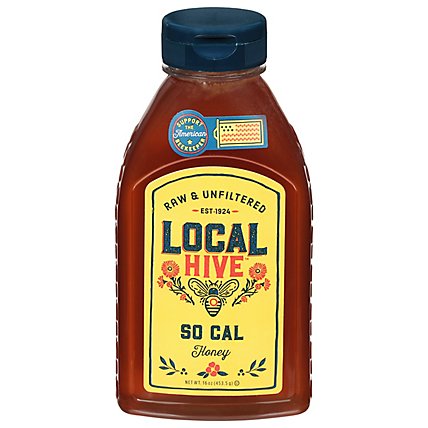 Local Hive Honey Raw & Unfiltered So Cal - 16 Oz - Image 3
