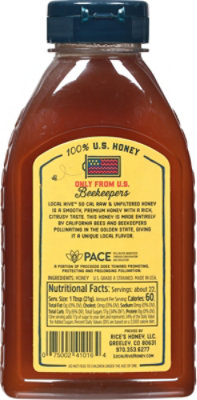 Local Hive Honey Raw & Unfiltered So Cal - 16 Oz - Image 7