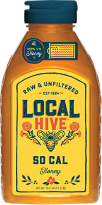 Local Hive Honey Raw & Unfiltered So Cal - 16 Oz - Image 2