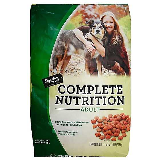 Signature Pet Care Dog Food Adult Complete Nutrition Bag - 15.5 Lb