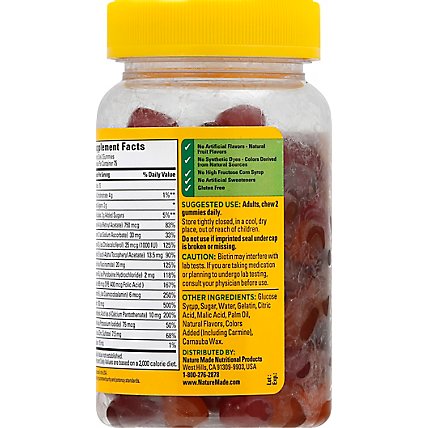 Nature Made Multi Adult Gummie Value Size - 150 Count - Image 5