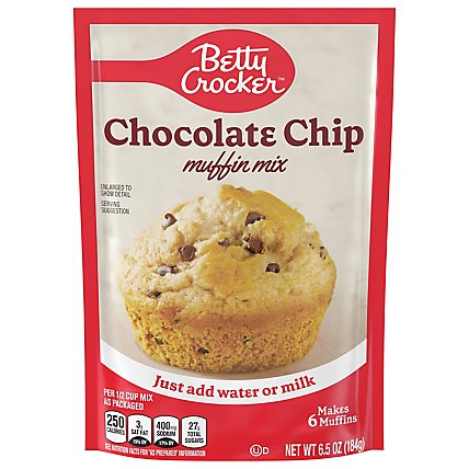 Betty Crocker Muffin Mix Chocolate Chip - 6.5 Oz - Image 1