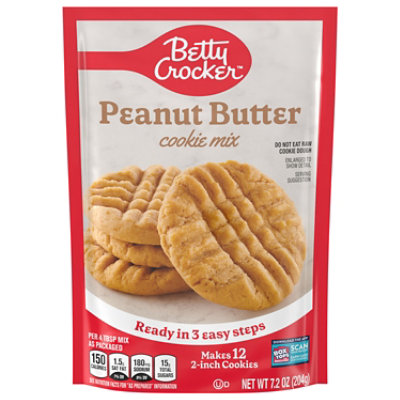 Betty Crocker Cookie Mix Peanut Butter Snack Size - 7.2 Oz - Image 3