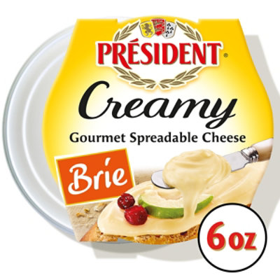 President Creamy Gourmet Spreadable Brie - 5 Oz - Image 1
