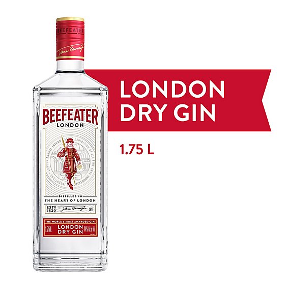 Beefeater London Dry Gin 88 Proof - 1.75 Liter