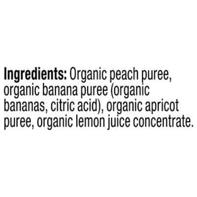Plum Organics Second Blends Peach Apricot & Banana - 4 Oz - Image 4