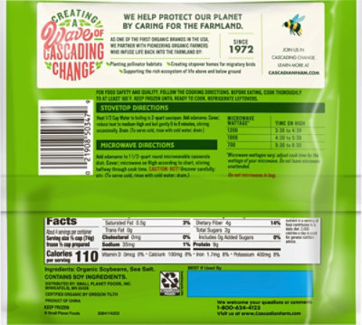 Cascadian Farm Organic Edamame Soybeans Shelled - 10 Oz - Image 6