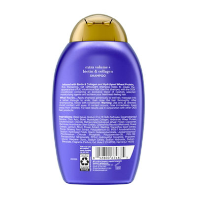 OGX Biotin & Collagen Extra Strength Shampoo - 13 Fl. Oz. - Image 1