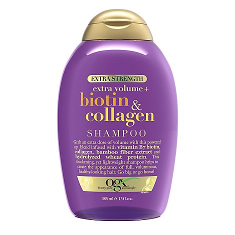 OGX Thick & Full Plus Biotin & Collagen Extra Strength Volumizing Shampoo - 13 Fl. Oz.