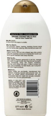 OGX Coconut Milk 50% More Free Shampoo - 19.5 Fl. Oz. - Image 3