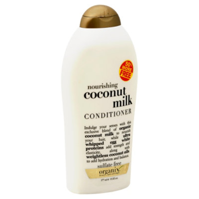 OGX Conditioner Coconut Milk Nourishing Sulfate Free - 19.5 Fl. Oz.