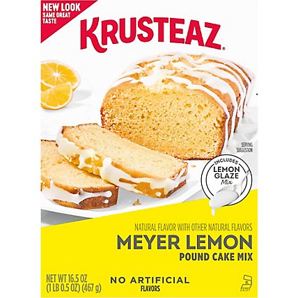 Krusteaz Meyer Lemon Pound Cake Mix - 16.5 Oz - Image 1