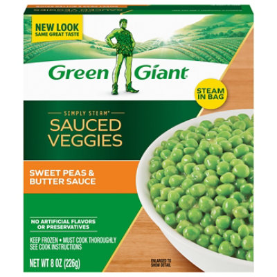 Green Giant Sweet Peas & Butter Sauce - 8 Oz - Image 1