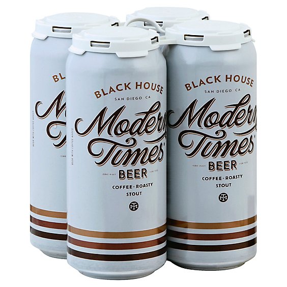 Modern Times Black House In Cans - 4-16 Fl. Oz.