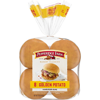 Pepperidge Farm Bakery Classics Golden Potato Hamburger Buns - 15 Oz