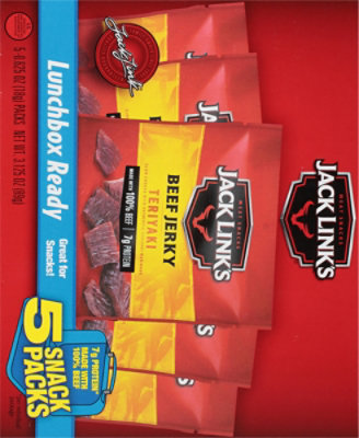 Jack Links Beef Jerky Teriyaki Lunch Packs - 5-0.625 Oz - Image 6